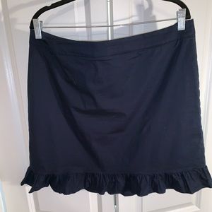 J.crew navy skirt